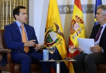 Noboa diferencia su política de seguridad de la de Bukele 