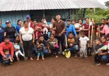 Familias de Taisha recibieron herramientas agrícolas para huertos familiares