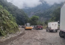 Apertura parcial y controlada en la vía E45 entre San Luis y El Reventador
