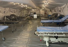 Estados Unidos entregó 2 hospitales de campaña