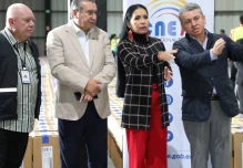 CNE inició la distribución de paquetes electorales hacia el exterior