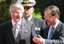 Lasso se reúne con presidente israelí e insta a fortalecer relación bilateral