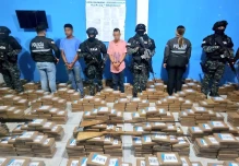 La Policía incautó cerca de una tonelada de cocaína en Los Ríos