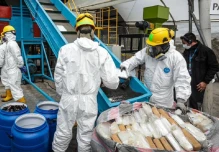 Ecuador es pionero en proceso de destrucción de drogas denominado encapsulamiento