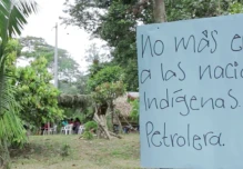 Oleoducto construido sin licencia ambiental pone en peligro a pueblo indígena de Ecuador