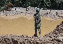 La minería ilegal depredó 784 hectáreas en 2023 en río Punino 