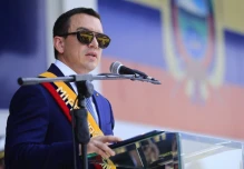 Noboa destaca golpe al narcotráfico 16 detenidos y cerca de USD 1 millón incautado