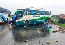Un triple choque en El Triunfo dejó 6 fallecidos y 11 heridos