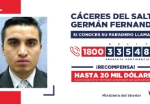 Ecuador coordina con policías de América la búsqueda del teniente Germán Cáceres