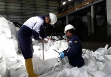 Se tomaron muestras de carga de cobre antes de exportación