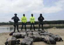 Incautan más de media tonelada de cocaína en Ecuador