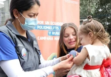 Ecuador alcanzó 2.953.072 niños vacunados