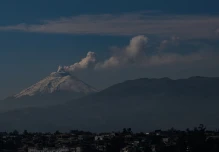 Una leve caída de ceniza del Cotopaxi se registró en Quito