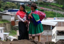 Alausí, un pueblo mágico sumido en la angustia, la tristeza y la indignación