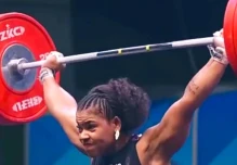 Angie Palacios obtuvo 3 medallas en Mundial de Pesas