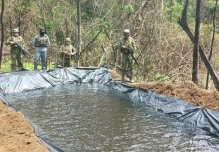 Piscina artesanal para procesar droga fue localizada en Shushufindi