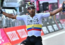 Narváez volvió a escribir su nombre en el Giro de Italia