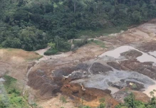 La minería ilegal está descontrolada en Napo