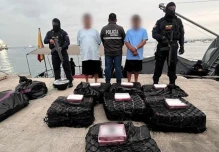 Ecuador ha incautado 211 toneladas de drogas en 2024