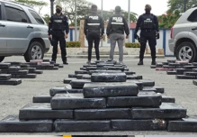 Ecuador ha incautado 165 toneladas de drogas desde inicio de 2022