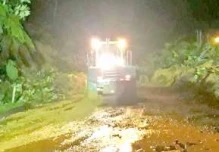 Fuerte temporal causa deslaves en carreteras de Zamora Chinchipe