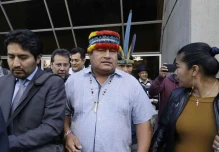 Organizaciones indígenas cuestionan a titular de Conaie tras proclamarse "segundo presidente de Ecuador"