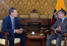Noboa proyecta mayoría legislativa y alista alianzas para impulsar reformas 