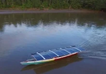 Barcazas solares reducen contaminación acústica en ríos de la Amazonía ecuatoriana