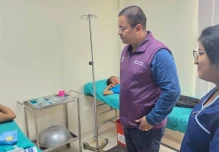Autoridades de Salud supervisan el puesto médico Yamanunka en Sucumbíos