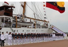 Buque Escuela 'Guayas' de la Armada de Ecuador zarpa al Báltico en crucero de instrucción