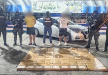 2 colombianos fueron detenidos en Guayaquil con cerca de 120 kilos de cocaína