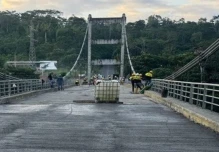 Los trabajos de fundición en el puente Puerto Napo concluyeron