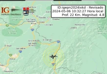 2 sismos de magnitudes 4,9 y 4,8 sacudieron Carchi