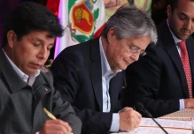 Lasso y Castillo trataron asuntos de seguridad y ambiente en Loja