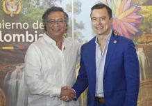 Petro y Noboa hablaron de cooperación energética