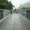 La vía Baños-Puyo se habilitó tras instalación del puente Bailey