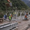 MTOP instala puente Bailey para recuperar la conectividad en Napo