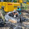 Ejército ecuatoriano destruye maquinaria utilizada en minería ilegal en Napo