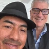 Leonidas Iza y Steven Donziger se reunieron en Nueva York