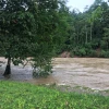 Desborde del río causa alerta en Morona Santiago