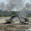 El Ejército golpeó a la minería ilegal en Napo