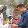 Noboa recibió el bastón de mando andino