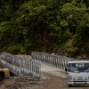 La circulación por el puente provisional en El Reventador está habilitada