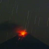 Macas sufrió caída de ceniza del Sangay