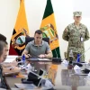 Daniel Noboa revisa resultados del toque de queda en reunión de seguridad