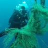 Más de 85 kg de desechos fueron recolectados durante limpieza submarina en Manabí