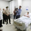 Noboa visitó a policías que fueron heridos en El Triunfo