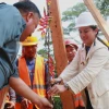 Napo: La construcción del puente sobre el río Arajuno inició