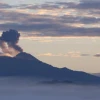 Se observa actividad en el volcán Reventador la mañana de este viernes 17 de julio de 2020