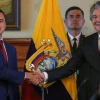 Noboa visitó Carondelet para iniciar la transición